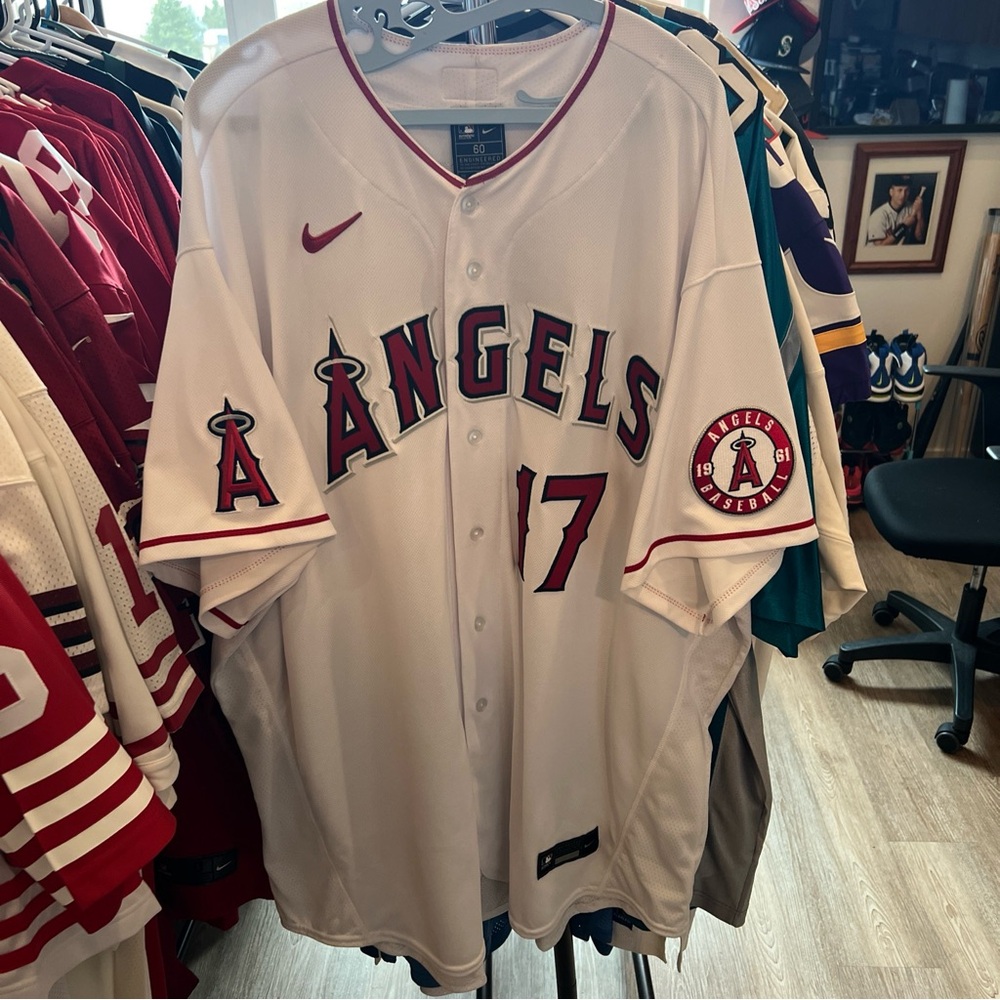 Nike Authentic Shohei Ohtani LA Angels Authentic Home Jersey Rare Size 60 Mint